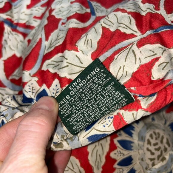 Ralph Lauren Cote D'Azur Floral KING Comforter French Provencal Comforter Beddin - Picture 2 of 5